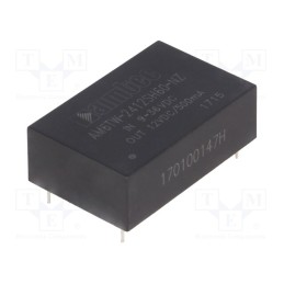 1 pcs x AIMTEC - AM6TW-2412SH60-NZ - Converter: DC/DC, 6W, Uin: 9÷36V, Uout: 12VDC, Iout: 500mA, DIP24