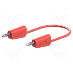 1 pcs x STu00c4UBLI - 64.1036-10022 - Test lead, 60VDC, 30VAC, 32A, banana plug 4mm,both sides, Len: 1m