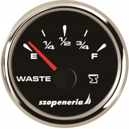 Fecal level indicator 52 mm black