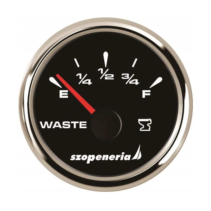 Fecal level indicator 52 mm black