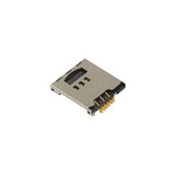 1 pcs : 009162006501150 - Memory Card Connectors 6P SMT 90DEG. SLOTS W/SIM AND T-FLASH
