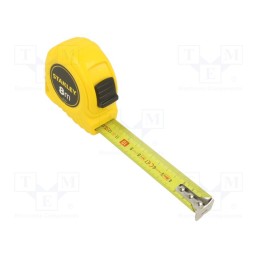 1 pcs x STANLEY - 1-30-457 - Measuring tape, L: 8m, Width: 25mm, Class: II