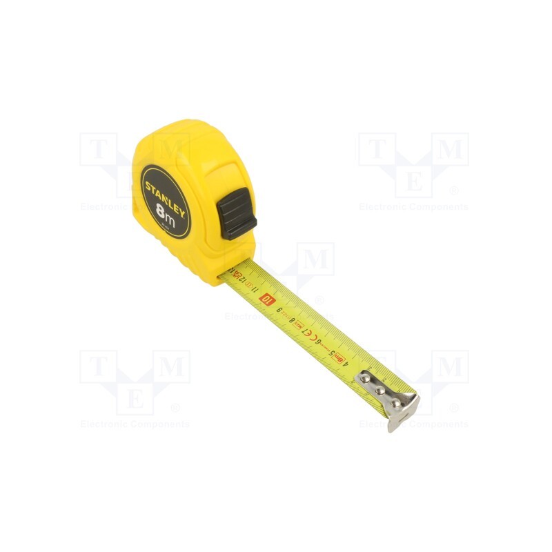 1 pcs x STANLEY - 1-30-457 - Measuring tape, L: 8m, Width: 25mm, Class: II