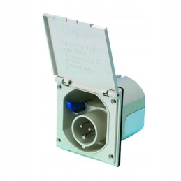 230v cee 17 socket powering cream fawo