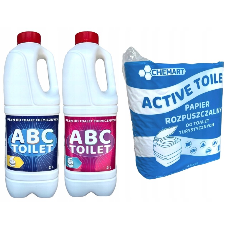 Fluid for tourist toilets, concentrate, 4 liters of paper