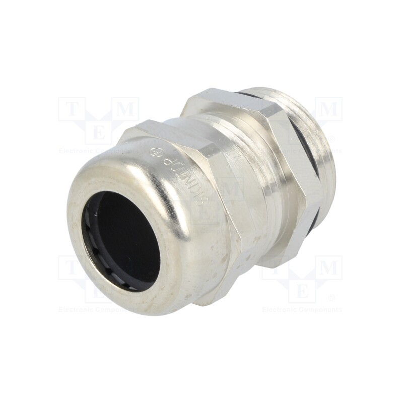 1 pcs x LAPP - 52015740 - Cable gland, PG16, IP68, brass, Body plating: nickel, SKINTOP® MS