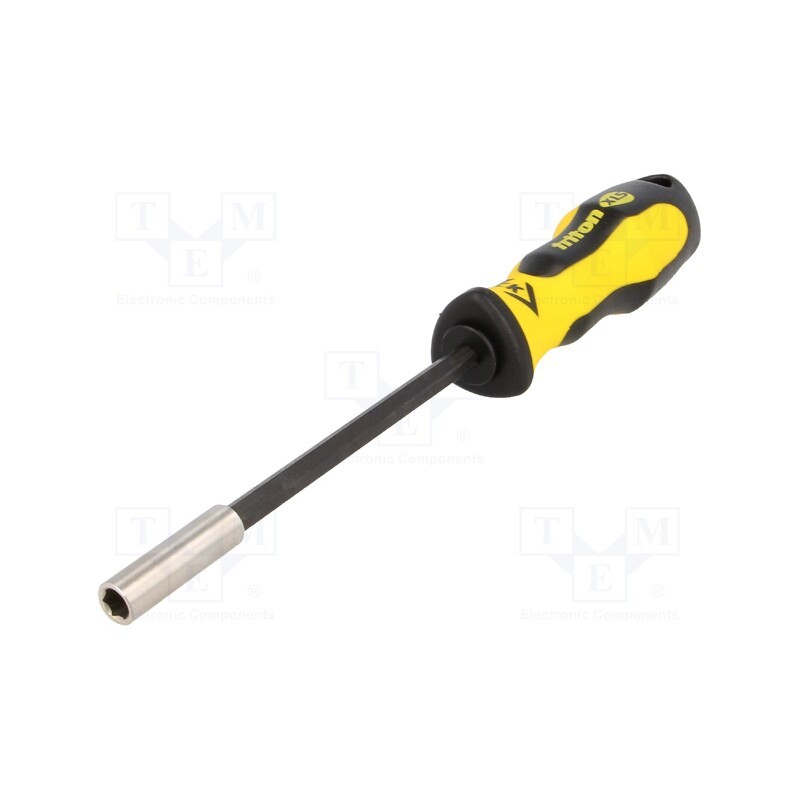 1 pcs x C.K - T4516 - Screwdriver handle, 235mm, for hex bits 1/4'