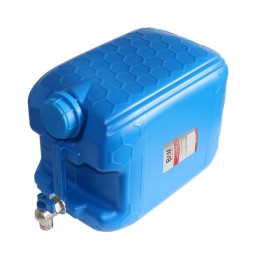 Water bank container with tap, 20l, blue