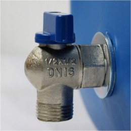 Water bank container with tap, 20l, blue