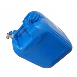 Water bank container with tap, 20l, blue