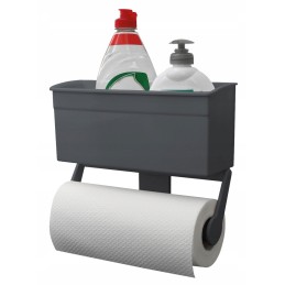 Wall shelf with eurotrail towel holder