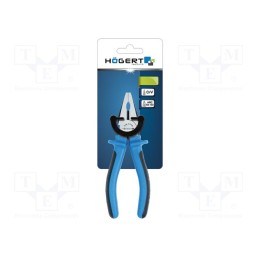 1 pcs x Hu00d6GERT TECHNIK - HT1P008 - Pliers, universal, ergonomic two-component handles, 180mm