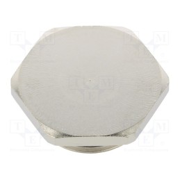 1 pcs x HUMMEL - 1.156.2500.50 - Stopper, M25, 1.5, IP68, brass, Plating: nickel, V-NE-Ms, -20÷95°C