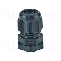 1 pcs x HENSEL - 36000166 - Cable gland, M16, 1.5, IP66,IP67, polyamide, black
