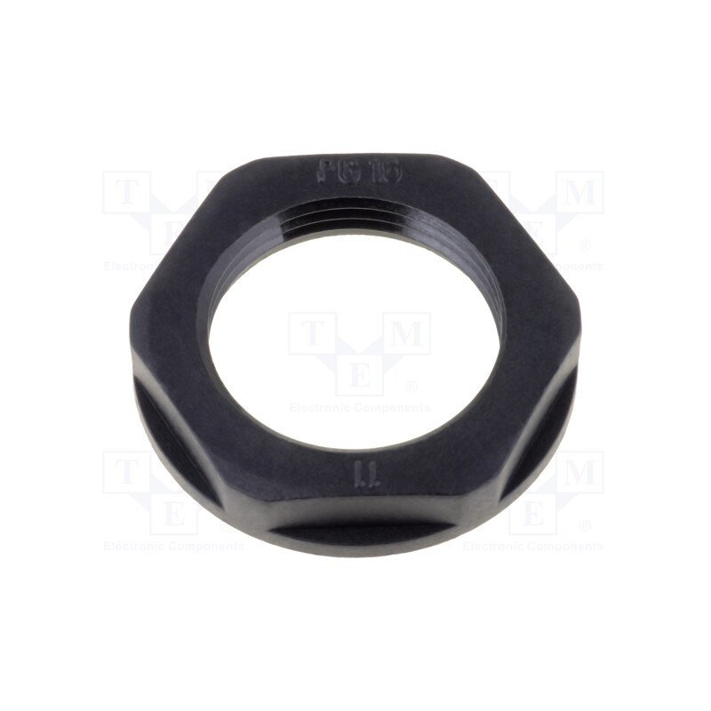 1 pcs x HELUKABEL - KMK-PA RAL9005 PG29 - Nut, PG29, polyamide, 46mm, black, -40÷100°C, Thread: PG, KMK-PA-MB