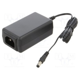 1 pcs x MEAN WELL - SGAS15A15-P1J - Power supply: switched-mode, 15VDC, 1A, Out: 5,5/2,1, 15W, desktop