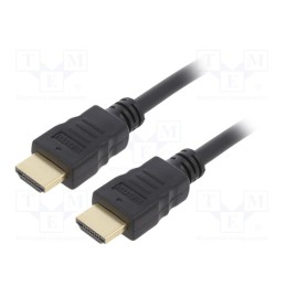 1 pcs x GEMBIRD - CC-HDMI4-6 - Cable, HDMI 2.0, HDMI plug,both sides, PVC, 1.8m, black, 30AWG