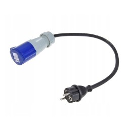 Cee adapter, adapter, cable, wire 3x2 5mm