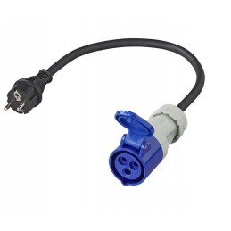 Cee adapter, adapter, cable, wire 3x2 5mm