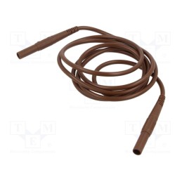 1 pcs x STu00c4UBLI - 66.9391-15027 - Test lead, 32A, banana plug 4mm,both sides, insulated, Len: 1.5m