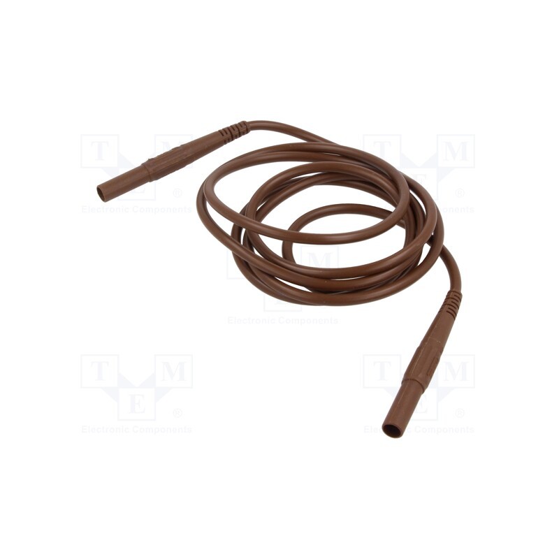 1 pcs x STu00c4UBLI - 66.9391-15027 - Test lead, 32A, banana plug 4mm,both sides, insulated, Len: 1.5m