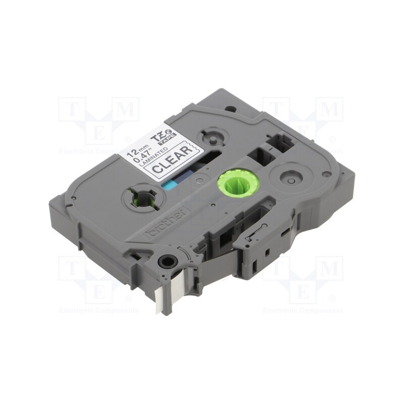 1 pcs x BROTHER - TZE-131S - Tape, 12mm, 4mm, transparent, Character colour: black