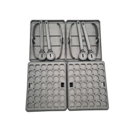 Base plates for trailer support legs, 4 pieces jumbo foot turismus pl