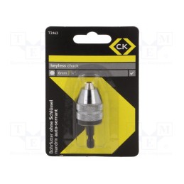 1 pcs x C.K - T2463 - Drill holder, Mounting: 1/4' (C6,3mm)