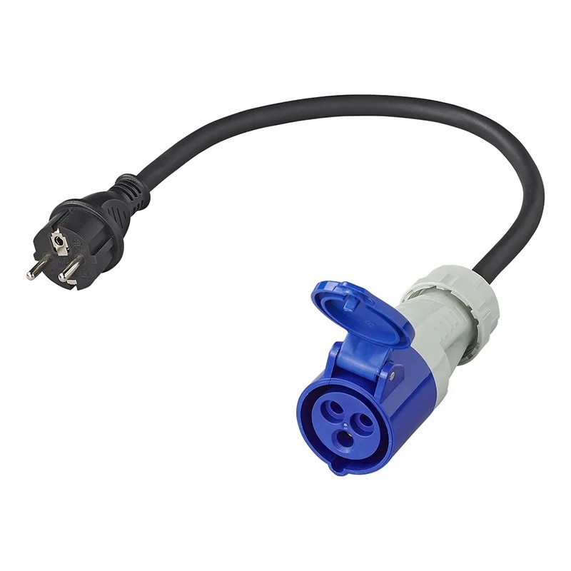 Cee adapter 16a 230v plug camping 40cm proplus