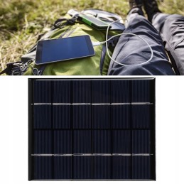 Solar panel 2w 6v with aa battery charger for