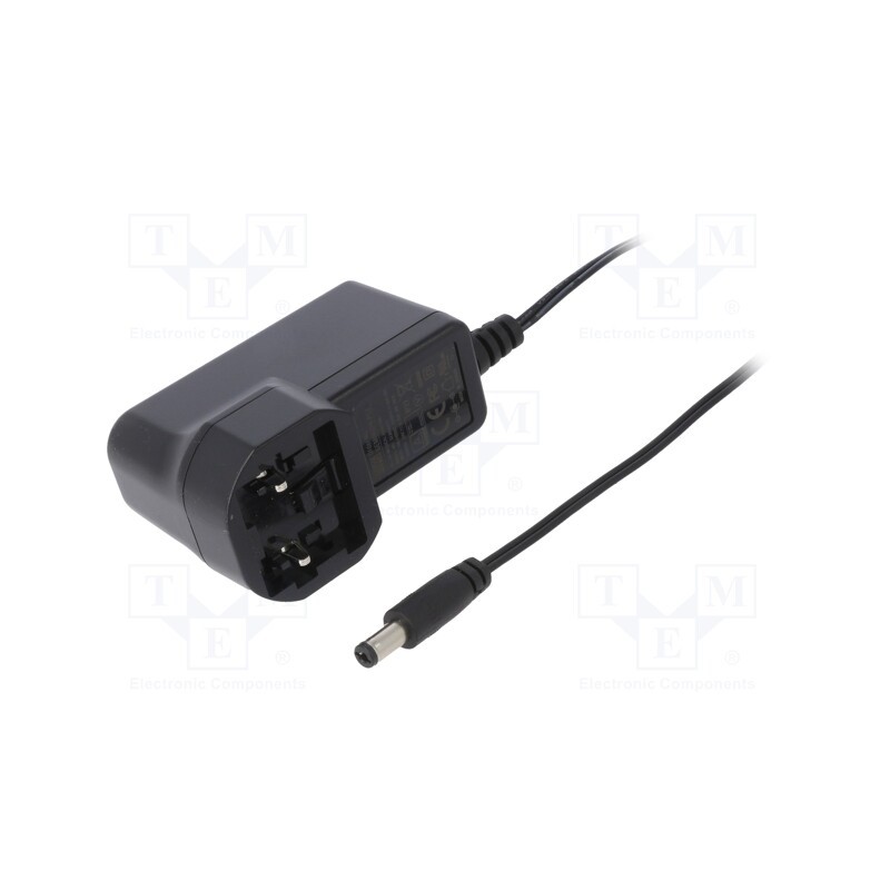 1 pcs x MEAN WELL - GEM06I24-P1J - Power supply: switched-mode, plug, 24VDC, 0.25A, 6W, Out: 5,5/2,1
