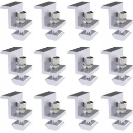 Photovoltaic solar module holder with edge clamp, 12 pcs
