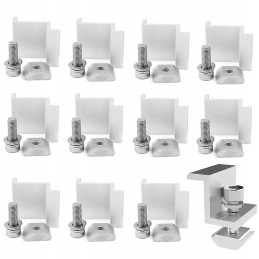 Photovoltaic roof holder with nuts and screws, 12 pieces
