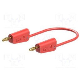 1 pcs x STu00c4UBLI - 64.1037-02522 - Test lead, 60VDC, 30VAC, 32A, banana plug 4mm,both sides, red