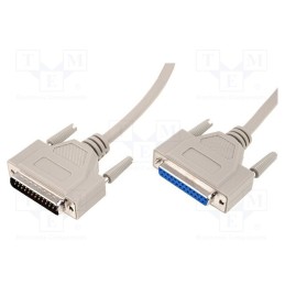 1 pcs x BQ CABLE - CAB-25GW/2 - Cable, D-Sub 25pin socket,D-Sub 25pin plug, Len: 2m