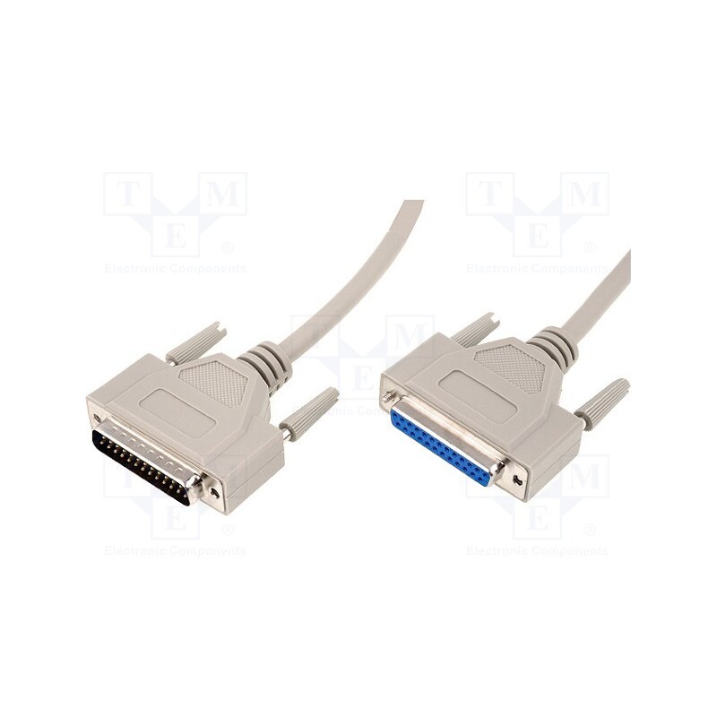 1 pcs x BQ CABLE - CAB-25GW/2 - Cable, D-Sub 25pin socket,D-Sub 25pin plug, Len: 2m
