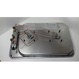 Gas stove 2 burners hob for camper with built-in cover CAN FC1336