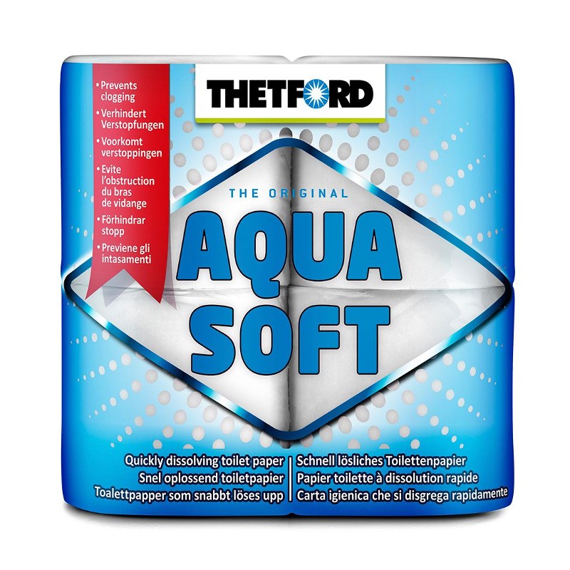 Thetford aqua soft toilet paper 4 rolls