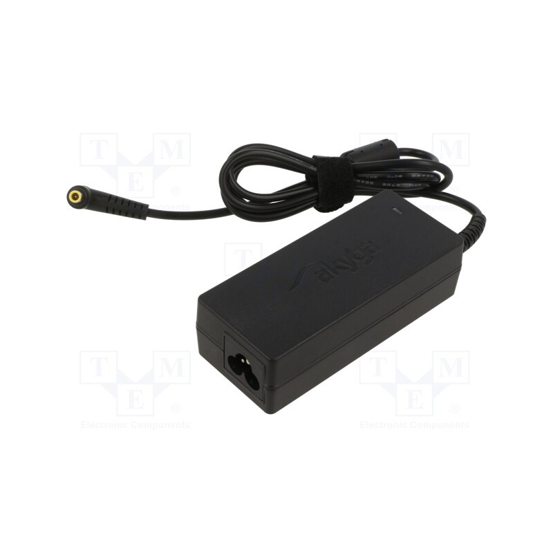 1 pcs x AKYGA - CPSUNOTAKY-07169 - Power supply: switched-mode, 18.5VDC, 3.54A, Out: 4,8/1,7, 65W