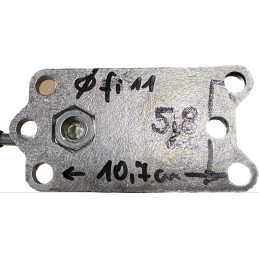 Clamp for support wheel fi 48, rotating handle, solid cast iron kob48pm1tcz2