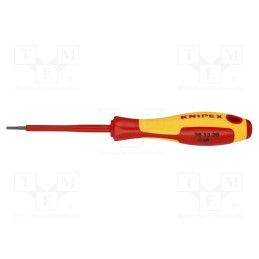 1 pcs x KNIPEX - 98 13 20 - Screwdriver, insulated, hex key, HEX 2mm, Blade length: 75mm