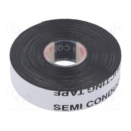 1 rol x SCAPA - TASMA 2525 19MM/5M CZARNA - Tape: self-amalgamating, black, 19mm, L: 5m, Thk: 0.75mm, -40÷100°C
