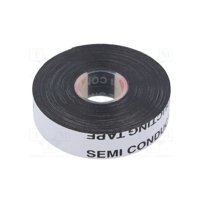 1 rol x SCAPA - TASMA 2525 19MM/5M CZARNA - Tape: self-amalgamating, black, 19mm, L: 5m, Thk: 0.75mm, -40÷100°C
