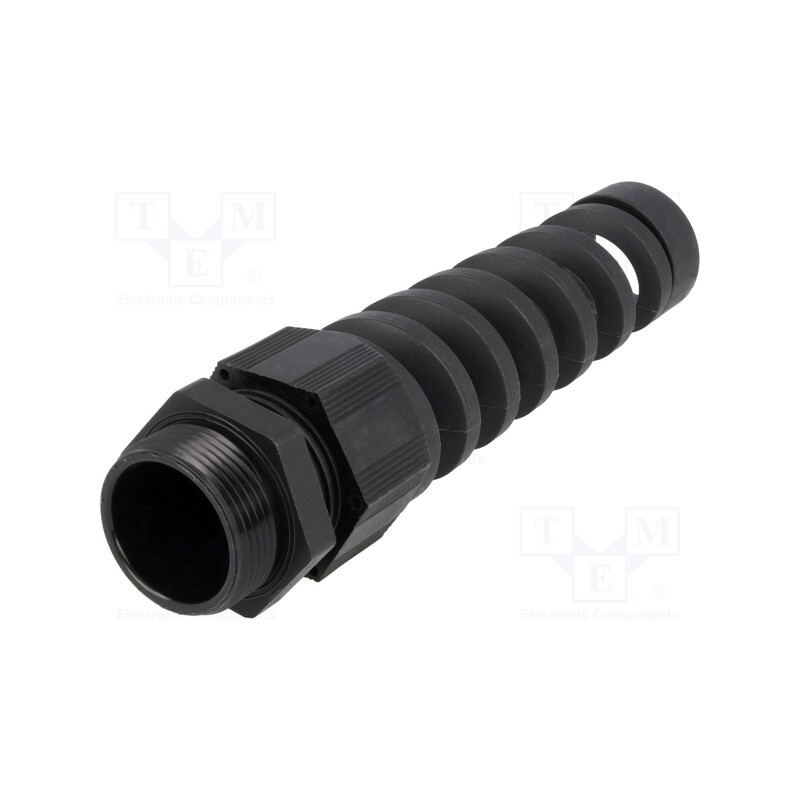 1 pcs x HELUKABEL - HT-K PG21 RAL9005 - Cable gland, with strain relief, PG21, 1.5, IP68, polyamide, black