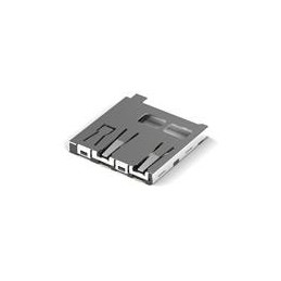 1 pcs : 693071030811 - Memory Card Connectors WR-CRD_SMT_MicroSD_Push & Push