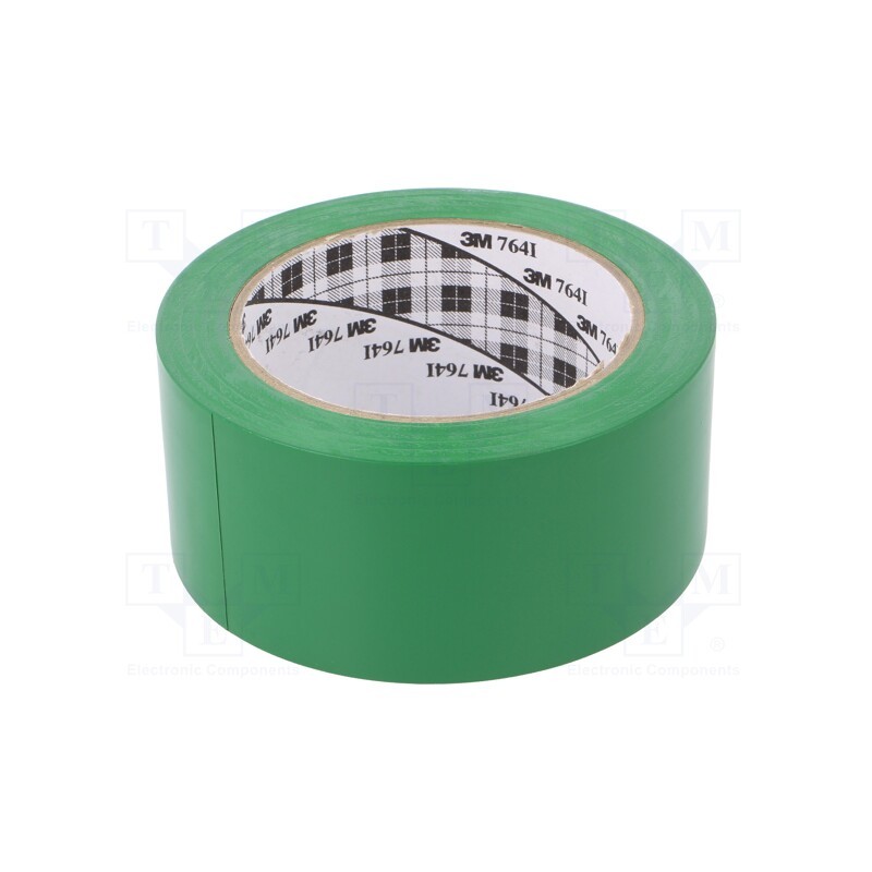 1 pcs x 3M - 7000144708 - Tape: marking, green, L: 33m, W: 50mm, self-adhesive