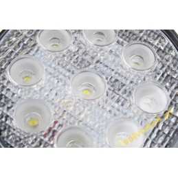 Additional front side reversing lamp 27w 9x LED