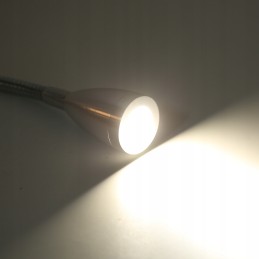 Wall lamp 12 24v LED, silver housing