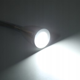 Wall lamp 12 24v LED, silver housing