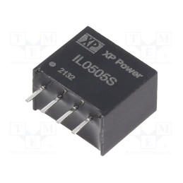 1 pcs x XP POWER - IL0505S - Converter: DC/DC, 2W, Uin: 5V, Uout: 5VDC, Iout: 400mA, SIP, 70kHz, THT